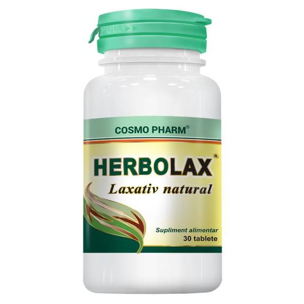 Herbolax Laxativ Natural Cosmo Pharm, 30 tablete