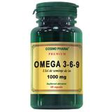 Omega 3-6-9 Ulei de Seminte de In Cosmo Pharm Premium, 60 capsule