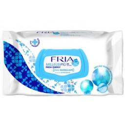 Servetele umede fresh energz antibacteriene fria, 64 buc