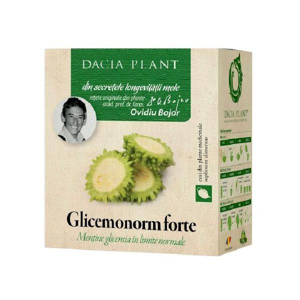 Ceai Glicemonorm Forte Dacia Plant, 50g