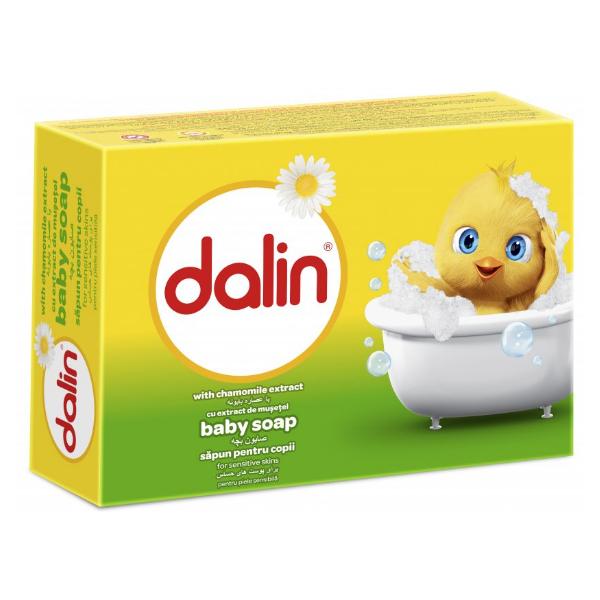 Sapun Solid cu Musetel pentru Copii - Dalin Baby Soap with Chamomile Extract, 100g