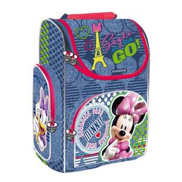 Ghiozdan Minnie Mouse, pentru scoala, cu carcasa tare, 37x27x14,5 cm