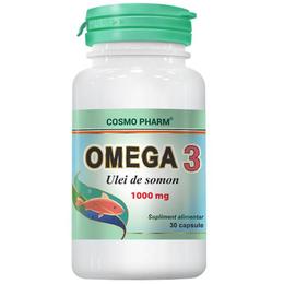 Omega 3 ulei de somon 1000mg cosmo pharm, 30 capsule