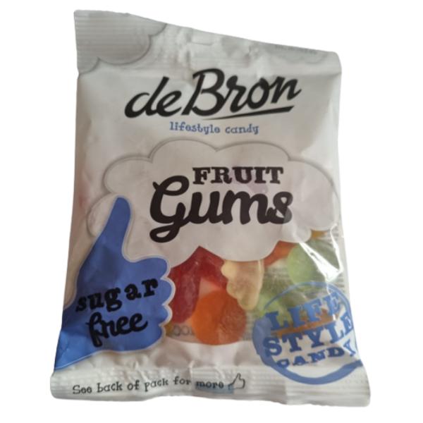 Jeleuri Gumate fara Zahar cu Aroma de Fructe Fruit Gums Debron, 100g