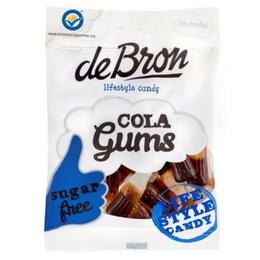 Jeleuri gumate fara zahar cu aroma de cola cola gums debron, 100g