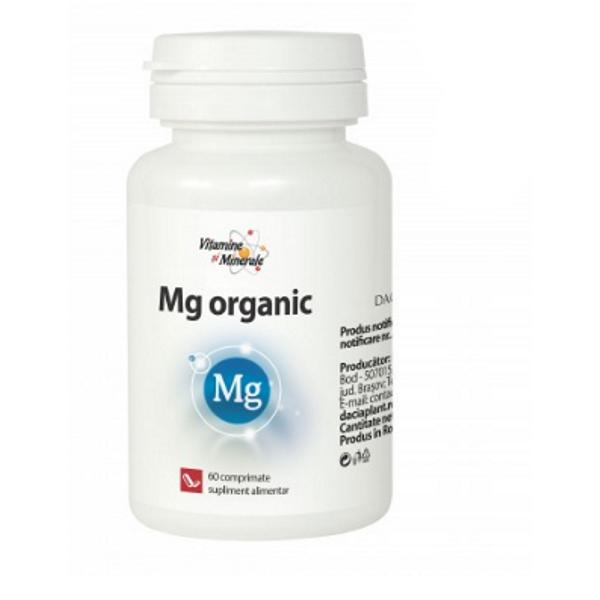 Magneziu Organic Dacia Plant, 60 comprimate