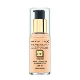Fond de ten 3în1 max factor facefinity all day flawless spf20 35 pearl beige 30ml