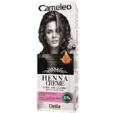 Crema Coloranta pentru Par pe Baza de Henna Cameleo Delia Cosmetics, nuanta 1.0 Black, 75g