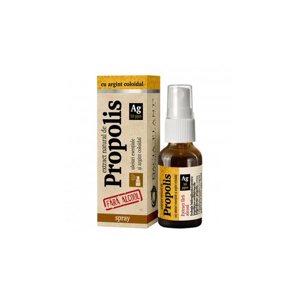 Propolis cu Argint Coloidal Fara Alcool Spray Dacia Plant, 20ml