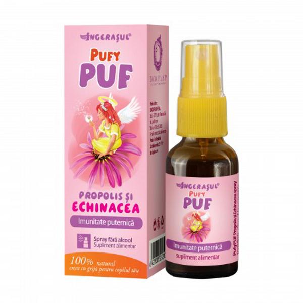 Pufy Puf Propolis & Echinaceea Fara Alcool Spray Dacia Plant, 20ml