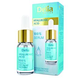 Ser cu Acid Hialuronic pentru Fata si Decolteu Delia Cosmetics, 10ml