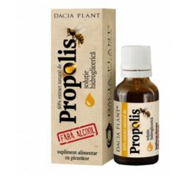 Tinctura propolis fara alcool picurator dacia plant, 20ml