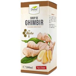 Sirop de ghimbir cu miere dorel plant, 200ml