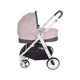 Carucior modular 3 in 1 Ugo Pink - KikkaBoo