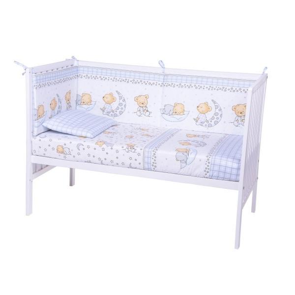 Lenjerie patut cu 5 piese sleepy little bear 015