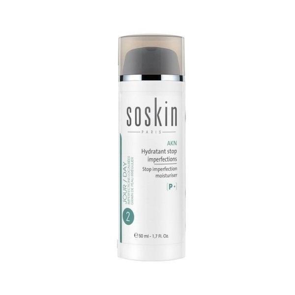 Crema de fata Soskin AKN Stop imperfection moist 50ml esteto.ro imagine pret reduceri