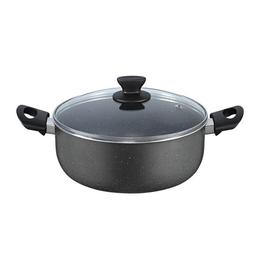 Cratita teflon cu capac sticla 24 cm, 3 L, Zilan ZLN-1983