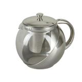Infuzor cu capac din inox si sticla pentru ceai si cafea, Rainstahl RS/TP 7201-90, 900ml