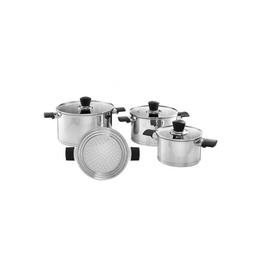 Set Oale 7 Piese Inox, capace sticla, 16x20x24cm, Ambition