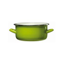 Oala Scunda Email 18Cm 1.7 L Verde Vigo