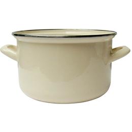 Oala Email 20Cm 3.6 L Crem Vigo