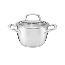 Oala Inox Cu Capac Sticla 24Cm, 5.6L, Cameron+