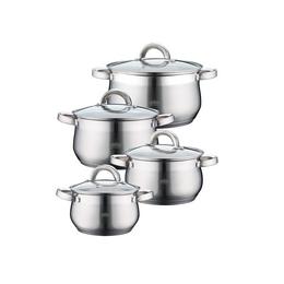 Set 4 cratite inox cu capac Peterhof PH-15760, (2.1/2.9/3.9/5.1L)