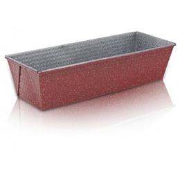 Tava de copt cozonaci, marmorata, Zephyr Z 1223 EF, 30.5x11.7x7.7cm, rosu