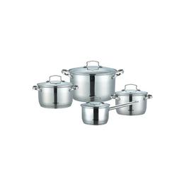 Set 3 oale si o craticioara inox, capac sticla, Bohmann BH 1908, (2.1L, 2.9L,3.9L,6.5L)