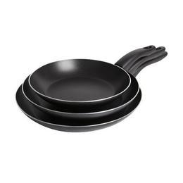 Set 3 tigai din aluminiu turnat, non stick, maner din bachelita, SH 3000