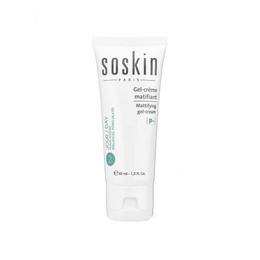 Crema gel pentru fata pentru ten mixt   gras soskin mattifying gel-cream 40ml
