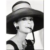 Magnet frigider - Audrey Hepburn Hat & Glasses - ArtGarage