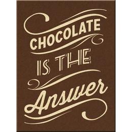 Magnet frigider - Chocolate is the Answer - ArtGarage