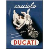 Magnet frigider - Ducati Cucciolo - ArtGarage