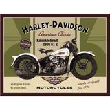 Magnet frigider - Harley Davidson Knucklehead - ArtGarage