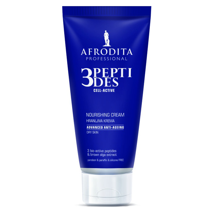 Crema Nutritiva Ten Uscat Anti-Age - Cosmetica Afrodita 3Peptides Cell-Active, 100 ml