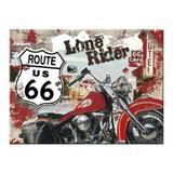 Magnet frigider - Route 66 Lone Rider