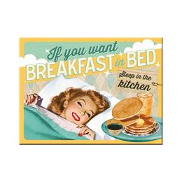 Magnet frigider - Breakfast in Bed - ArtGarage