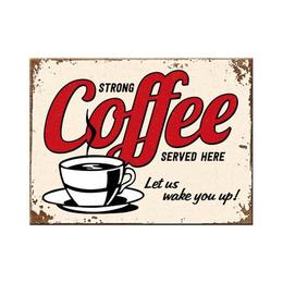Magnet frigider - strong coffee served here - artgarage