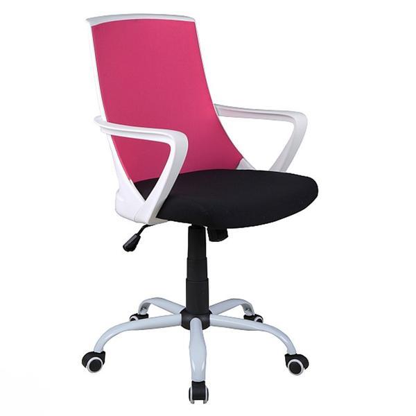 Scaun birou sl q248, negru/roz