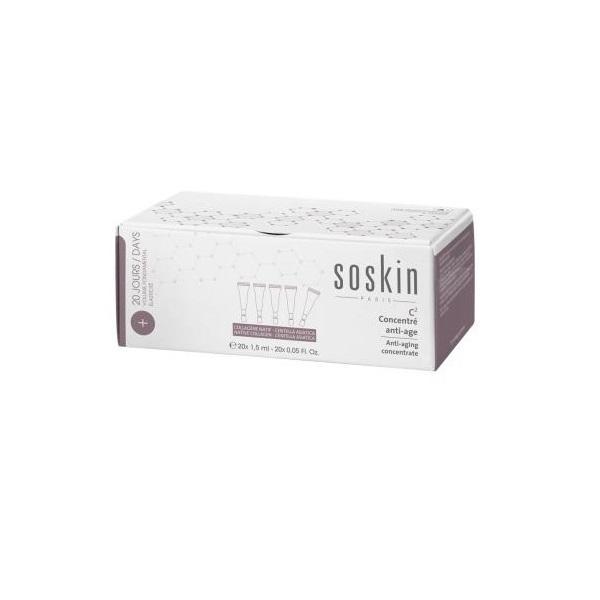 Serum pentru ten matur si lipsit de vitalitate – Soskin Collagen + Centella Asiatica Concentrate 20*1.5ml 20*1.5ml