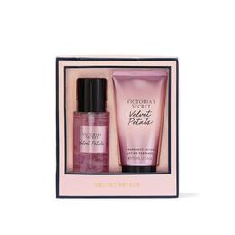 Set cadou victoria's secret, velvet petals gift set, spray corp 75 ml + body lotion 75 ml