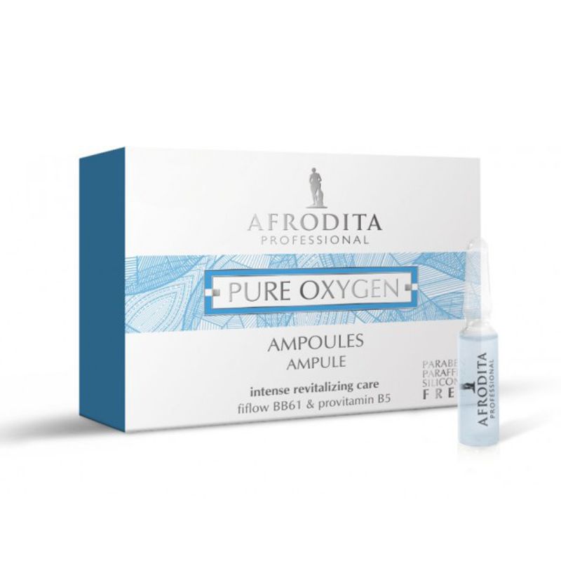 Fiole cu Oxigen - Cosmetica Afrodita Pure Oxygen Ampoules 5 fiole x 1,5 ml