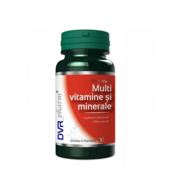 Multivitamine si Minerale DVR Pharm, 60 capsule