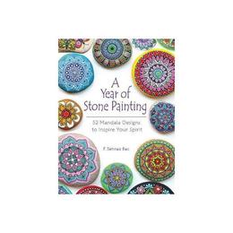 Year of Stone Painting: 52 Mandala Designs to Inspire Your S, editura Dover Publications
