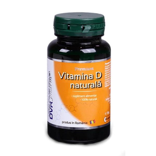 Vitamina D Naturala DVR Pharm, 60 capsule