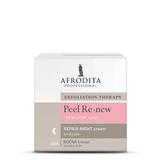 Crema Faciala Raparatoare de Noapte pentru Ten Uscat - Cosmetica Afrodita Peel Re-New Repair Night Cream for Dry Skin, 50 ml