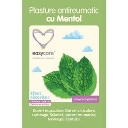 Plasture Antireumatic cu Mentol Easy Care, 12 x 18cm