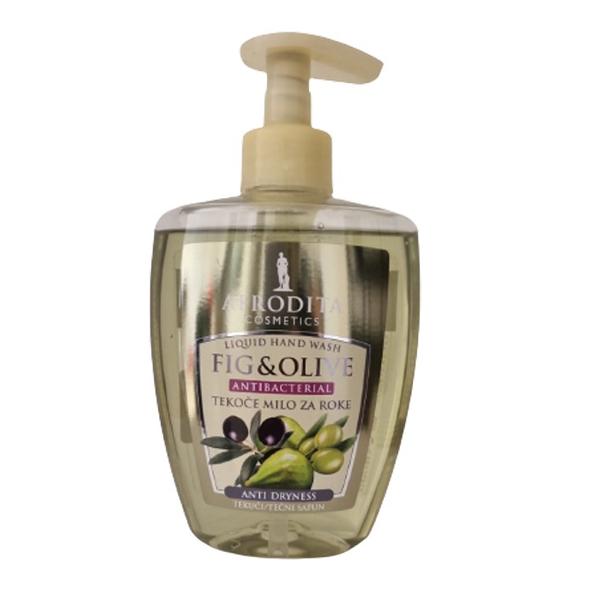 Sapun Lichid De Lux cu Extract de Smochine si Masline – Cosmetica Afrodita Fig & Olive Liquid Hand Wash, 300 ml esteto