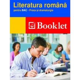Ed.2012 literatura romana pentru bac - proza si dramaturgie - margareta onofrei, editura booklet